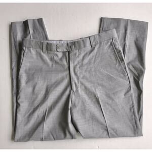 Antas Foundation Collection 35x30 Gray Flat Front Wool Blend Golf Pants